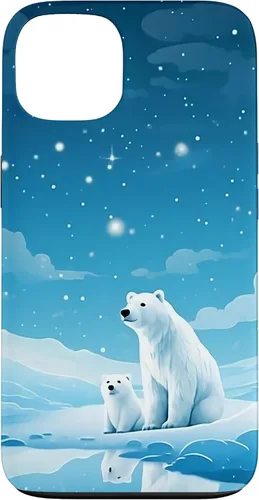 Vista 7 de Polar Bear, Arctic North Pole, Alaska Snow, Cute Polar Bears Case for iPhone 17