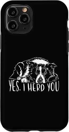 Vista 29 de Border Collie I Herd You Herd You Dog Funny Dog Saying Case for iPhone 17