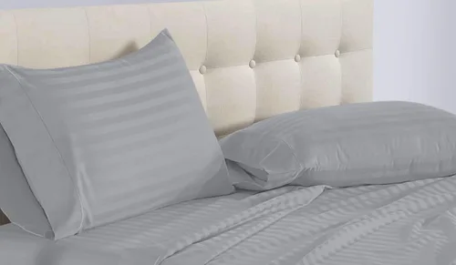Vista 28 de Epic Cotton 100% algodón egipcio, juego de sábanas de 4 piezas de cama de agua sin adjuntar de 1000 hilos, tamaño Queen, bolsillo profundo de 15