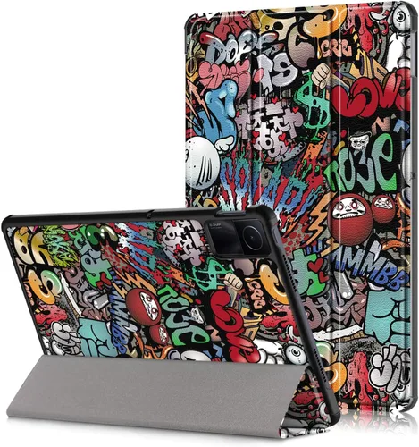 Vista 11 de Funda para Xiaomi Redmi Pad SE de 11 pulgadas, carcasa rígida con soporte delgado y parte trasera protectora para Redmi Pad SE 11 2023 con función