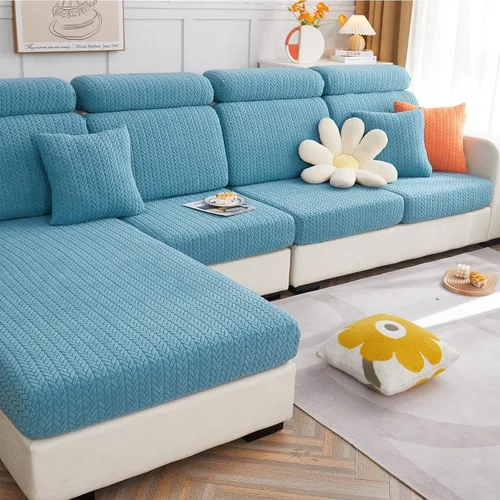 Vista 6 de Fundas para cojines de sofá, fundas de sofá para sofá seccional, fundas de sofá Hero para proteger el sofá, fundas de sofá Soothing Home lavables