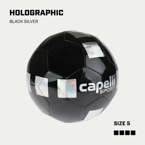 Vista 2 de Capelli Sport Soccer Ball Size 5, Holographic Design Soccer Ball for Youth and Adult Players