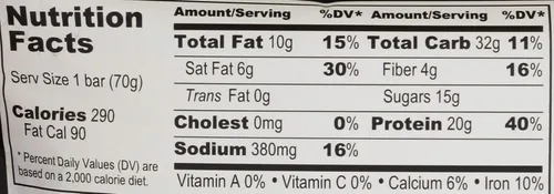Vista 3 de Probar, Barra base de proteína de mantequilla de maní de chocolate, 2.46 onzas