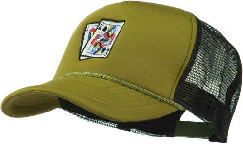 Vista 2 de Gorra de malla de espuma bordada de Queen Jack