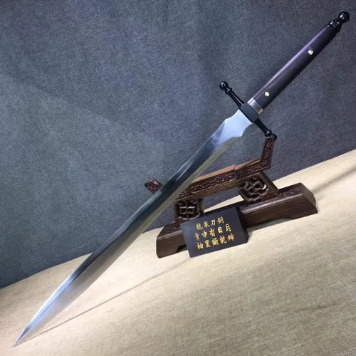 Vista 6 de Espadas caballerosas, hechas a mano, hoja de acero de alto carbono, funda de cuero, lista para la batalla