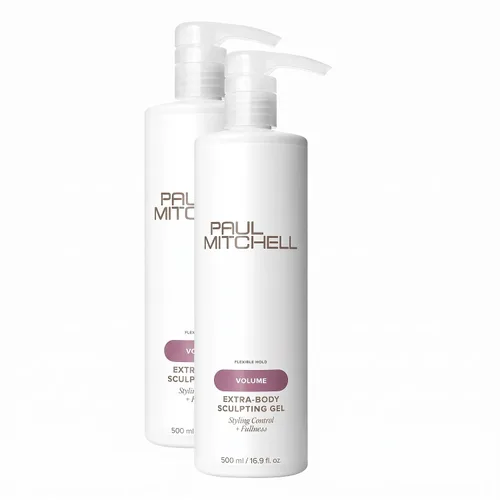 Vista 10 de Paul Mitchell Gel escultor extra corporal, añade plenitud + control de peinado, para cabello fino