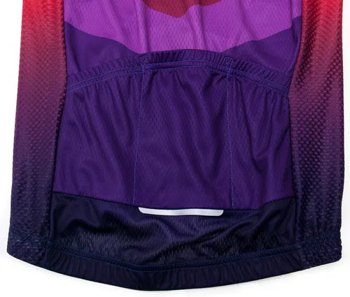 Vista 4 de Camiseta de ciclismo para mujer, manga corta y pantalones cortos de ciclismo acolchados para verano