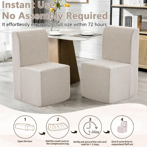 Vista 9 de Juego de mesa de comedor extensible marrón de 9 piezas para 8, 63 a 78.74 pulgadas, juego de mesa de cocina y comedor, mesa de comedor extensible