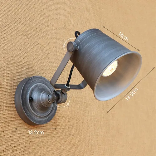 Vista 7 de Led Wall Lights Indoor Retro Loft E27 Bulb Lamp Wall Lamp Bedroom Up Down Industrial Wall Sconce Lamparas Decoration Lighting Fixture