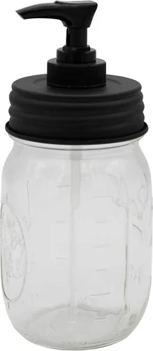 Vista 4 de Creative Hobbies Bombas dispensadoras de jabón de loción de plástico blanco con collares de rosca con pegamento, reemplazos para bombas de jabón