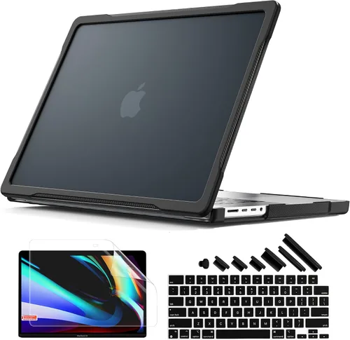 Vista 16 de Batianda Extreme - Funda resistente para MacBook Pro de 14 pulgadas 2026 Negro