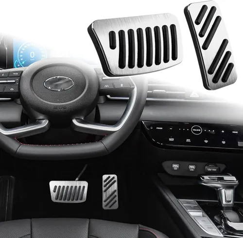 Vista 7 de Compatible con Hyundai Elantra Accent Loniq Kona Venus Compatible con Kia Forte NIRO Rio Sedona Seltos Soul Accesorios Deportivos Antideslizantes