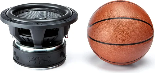 Vista 2 de Harmony Audio HA-C102 Car Stereo Competition Carbon 10 "Sub 2000W Dual 2 Ohm Subwoofer Nuevo