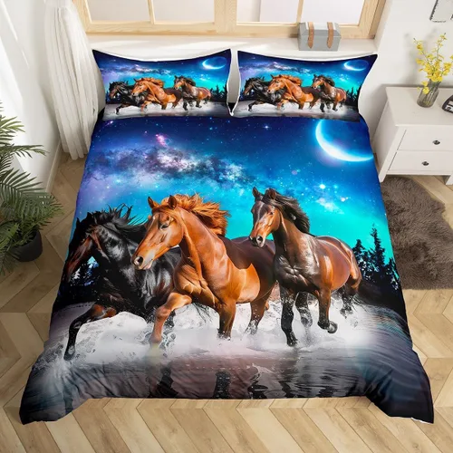 Vista 17 de Erosebridal Camper Bedding - Juego de ropa de cama de 2 piezas, estilo rústico de granja, juego de ropa de cama de campamento para adolescentes