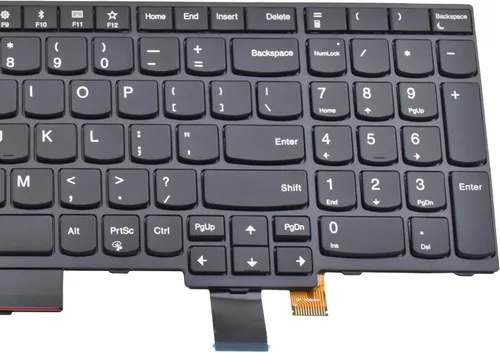 Vista 5 de Teclado de repuesto compatible con Lenovo IBM ThinkPad T570 T575 T580 P51S P52S 01ER582 01ER541 SN20M07934 01HX219 01HX259 SN20P41561