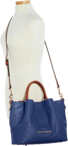 Vista 4 de Dooney & Bourke Avestruz - Bolsa grande barlow, marino