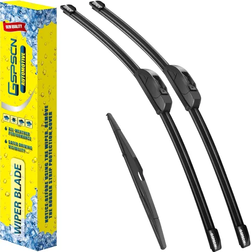 Vista 37 de GSPSCN 2 limpiaparabrisas de repuesto para Cooper R55, R56, R57, 2013, 2014, 2015, 19 + 18 pulgadas (juego de 2)