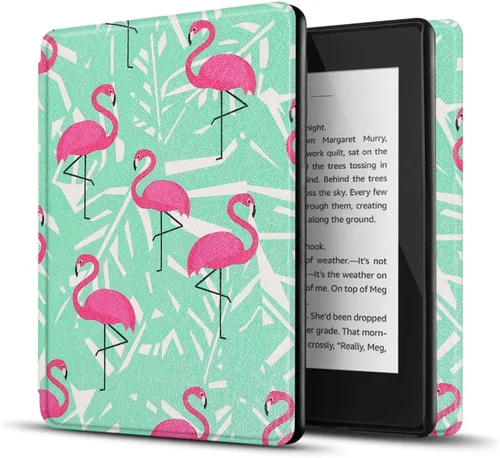Vista 18 de TNP - Funda delgada para Kindle Paperwhite de 10ª generación, 2018 flor de Almond Blossom