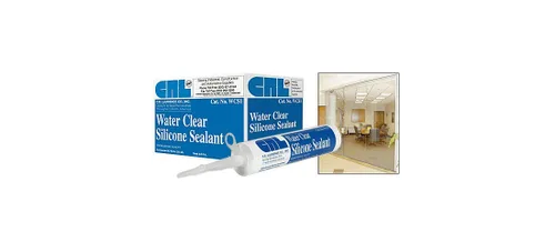 Vista 2 de Sellador de silicona transparente CRL - Cartucho de 10.3 onzas líquidas