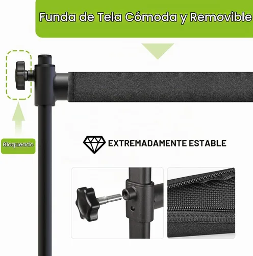 Vista 5 de SELEWARE Barra de ballet independiente de altura ajustable, barra de ballet resistente, barra de baile, soporte movimientos de barra, estiramiento