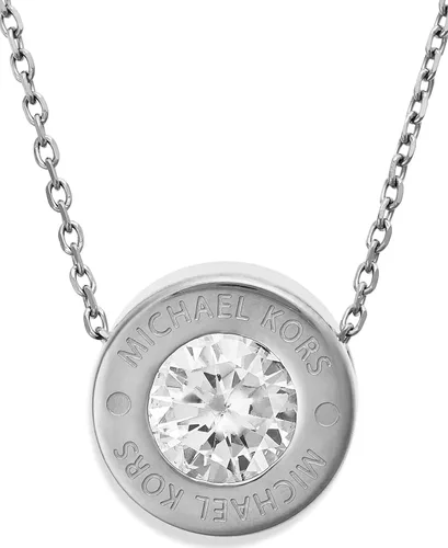 Vista 2 de Michael Kors Collar plateado para mujer collares para mujeres joyería para mujer