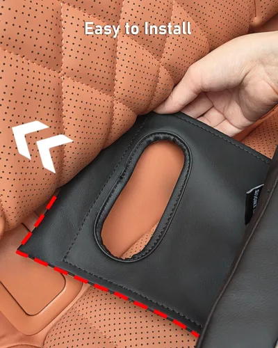 Vista 5 de Belinous Portavasos para Asiento Trasero de Coche, Portavasos para Sofá y Sillón, Organizador y Almacenamiento para Asiento Trasero, Portavasos