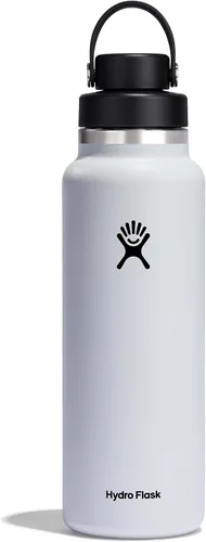 Vista 21 de Hydro Flask Botella de agua – Acero inoxidable aislado – Tapa de boca ancha para chug, antiderrames, a prueba de fugas en rocío de 40 onzas Dew