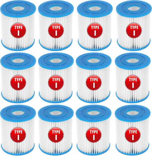 Vista 10 de Cartucho de filtro de piscina tipo I para piscinas sobre el suelo, 58093 Cartucho de filtro de repuesto para filtro de piscina, elementos de filtro