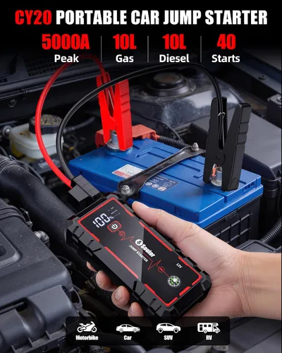 Vista 2 de Jump Starter Battery Jumper Starter Portable Jump Box para batería de coche