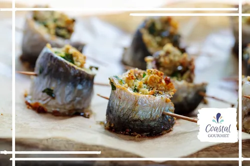 Vista 4 de Coastal Gourmet Sardinas en agua 4.375 onzas (paquete de 12) (el embalaje puede variar)