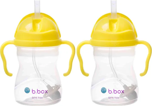 Vista 13 de b.box Vaso para beber con popote abatible, bebe desde cualquier ángulo, popote pesado, a prueba de derrames, a prueba de fugas y de fácil agarre