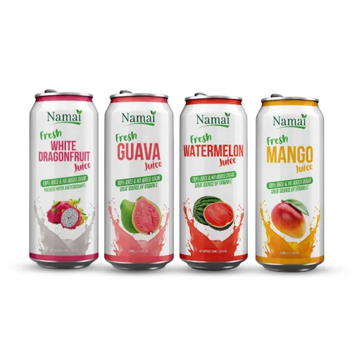Vista 11 de Namai Jugo 100% Puro y Natural de Pitahaya, Sin Azúcar Añadida, Sin Conservantes, Paquete de 24