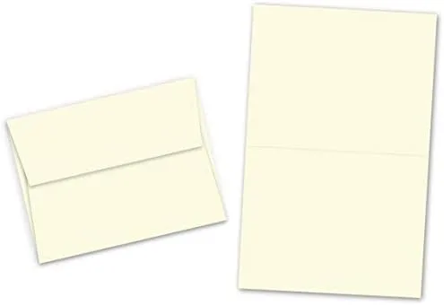 Vista 2 de A7-5" X 7" - Juego de tarjetas de felicitación plegables de 5 x 7 pulgadas, 50 tarjetas y sobres