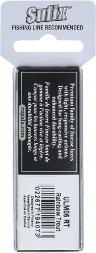 Vista 5 de Rapala Ultra Light Minnow 06 Señuelo de pesca, 2.5 pulgadas, trucha arcoíris