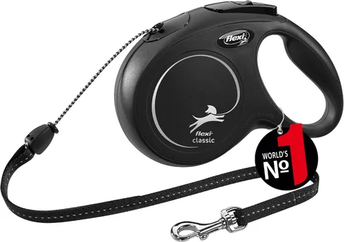 Vista 5 de Flexi - Correa retráctil de 5 m para perros de hasta 15kgs, pequeña, azul neón