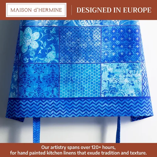 Vista 725 de Maison d' Hermine Delantales para mujer con bolsillo, 100% algodón (27.50 x 31.50 pulgadas)