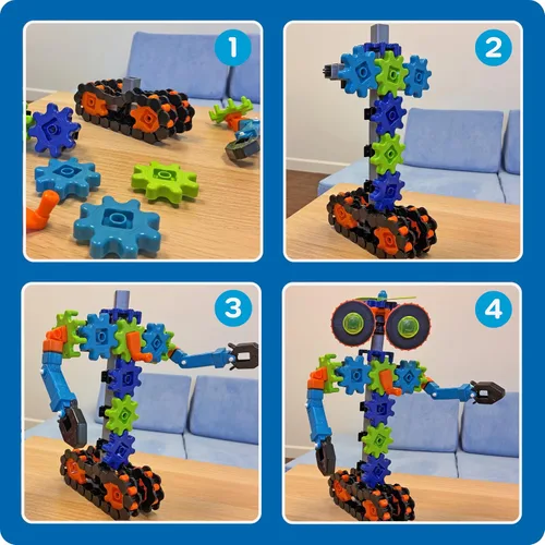 Vista 4 de Learning Resources Engranajes robots en movimiento