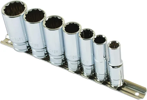 Vista 5 de Laser 6194 Whitworth Juego de llaves de vaso profundo 3/8" D 7pc