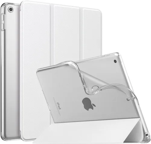 Vista 36 de MoKo Funda compatible con iPad de 9ª/8ª/7ª generación de 10.2 pulgadas (2021/2020/2019), delgada y ligera funda inteligente con protector trasero
