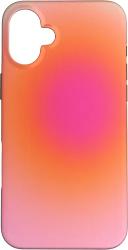 Vista 23 de Funda estética para iPhone 12/12 Pro rosa y naranja con gradiente bonito