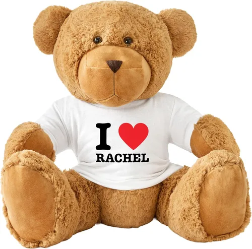 Vista 11 de Let's Make Memories Conejitos de peluche personalizados para abrazar, día de San Valentín, para parejas, para él, para ella, Amor, Te Amo, conejito