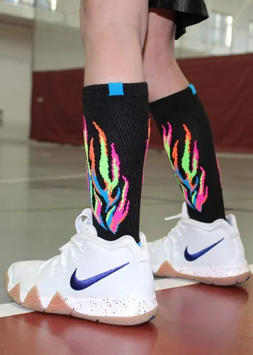 Vista 5 de MadSportsStuff Flame Athletic Crew Socks (multiple colors)