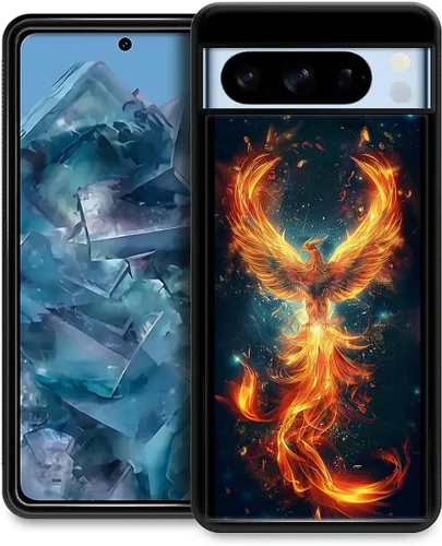 Vista 218 de Compatible con Google Pixel 4A 5G Mobile Case Creative Acrylic Panel trasero Silicona Protección Grip especialmente diseñado para Google Pixel 4A 5G