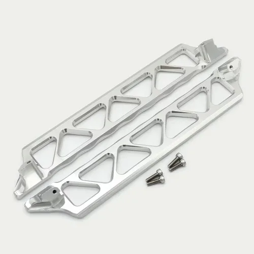 Vista 2 de Barra lateral de aluminio Nerf Bar - 1PR para Traxxas X-Maxx XMAXX XRT 7723 Plata