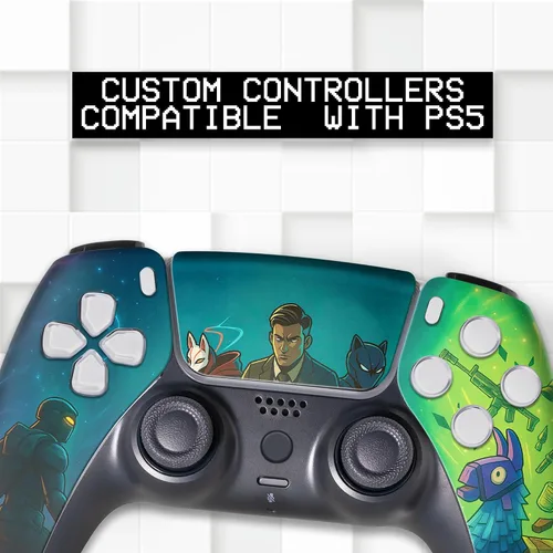 Vista 72 de Battman Custom PS-5 Controller Wireless compatible with Play-Station 5 Console by BCB Controllers Proudly Customized in USA with Permanent