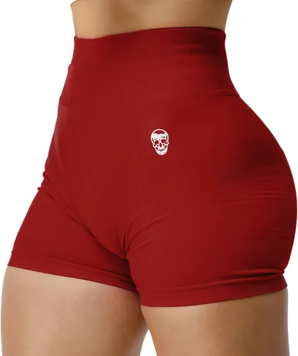 Vista 7 de Gymreapers Infinity Pantalones cortos de entrenamiento, sin costuras, de cintura alta, para mujer, pantalones cortos atléticos para gimnasio