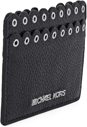 Vista 2 de MICHAEL Michael Kors mujeres dinero piezas cuero festoneado tarjeta caso
