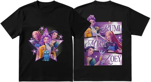 Vista 7 de Camiseta de Demon para niñas pequeñas, camiseta de cazador de disparos para niñas