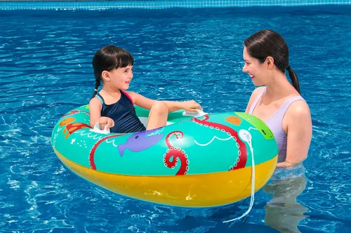 Vista 11 de Bestway® 47" x 31"/1.19m x 79cm Tropical Crew Baby Boat