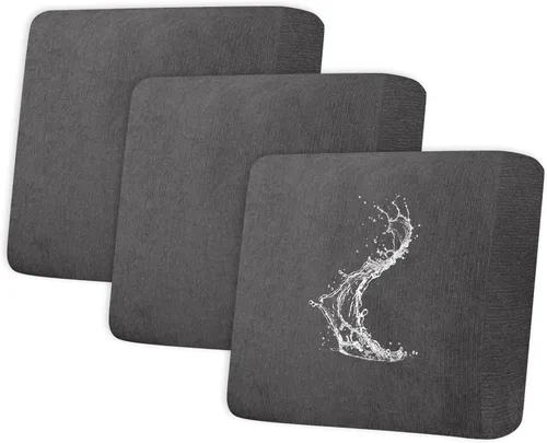 Vista 36 de Fundas de cojín impermeables para sofá, funda elástica lavable con diseño elástico antideslizante, protector de muebles para mascotas y niños